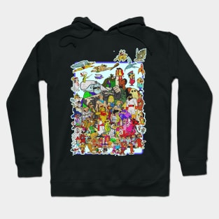 hanna barbera squad cartoon Hoodie